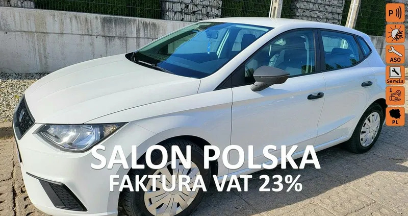 samochody osobowe Seat Ibiza cena 39024 przebieg: 93000, rok produkcji 2019 z Bełchatów